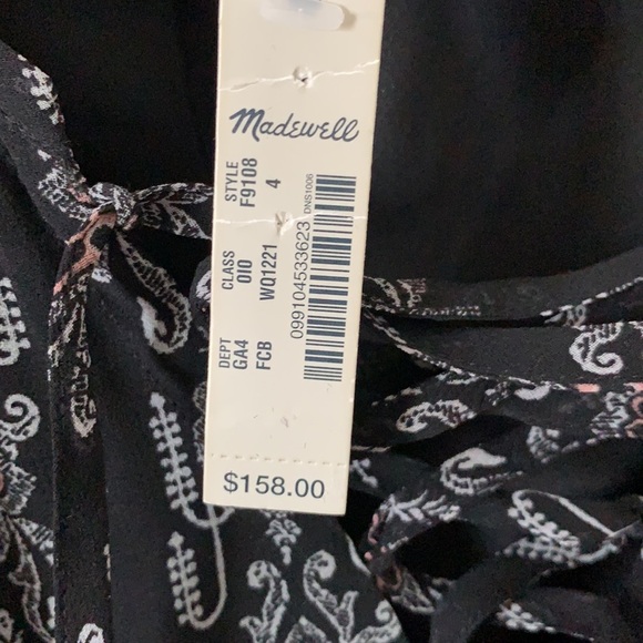 Madewell laced up dress in burnished floral - Picture 10 of 10